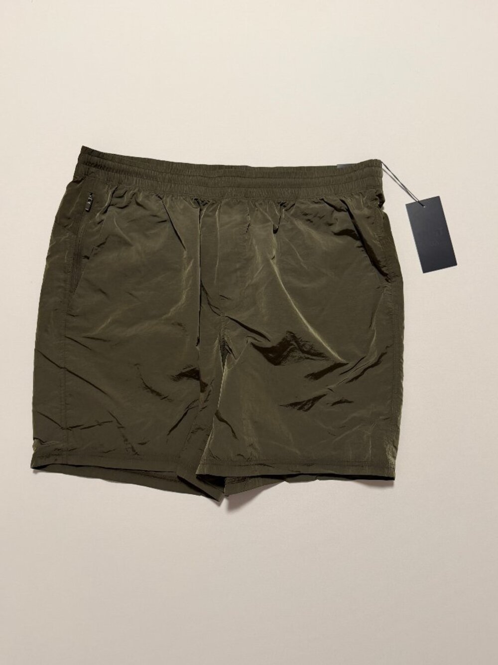 VRST All-In Unlined Shorts *NWT 7" inseam Olive Green Men's size XL Brand New